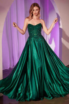 Ladivine CDS525 - Sweetheart Embellished Evening Dress