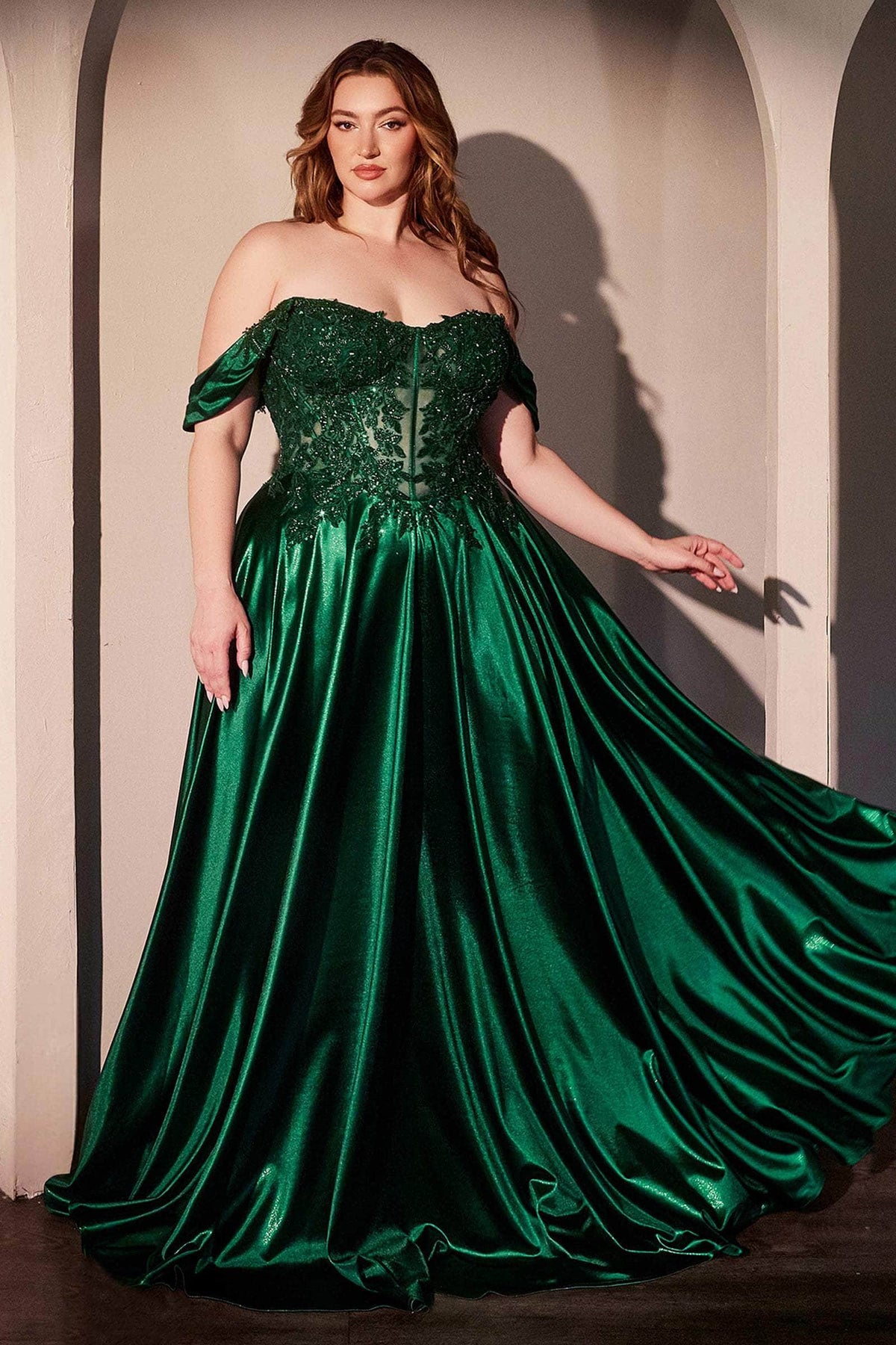 Ladivine CDS525 - Sweetheart Embellished Evening Dress