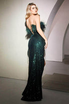 Ladivine CH147 - Sequin Ornate Evening Gown
