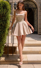 Ladivine CH2613 Lace Applique Damas Dress