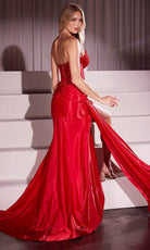 Ladivine CM369 - Strapless Beaded Evening Dress