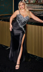 Ladivine CM383C - Beaded Embellished Sleeveless Gown