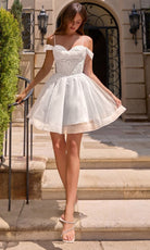 Ladivine CY024 Off Shoulder Damas Dress