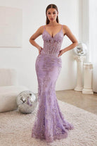 Ladivine J810 - Shimmer Corset Bodice Junior Prom Gown