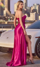 Ladivine J884 - Corset Sheath Evening Dress