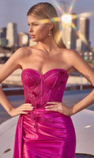 Ladivine J884 - Corset Sheath Evening Dress