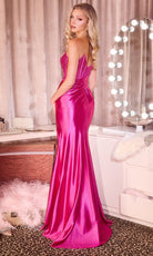 Ladivine J899 - Rhinestone Studded Sweetheart Fitted Gown