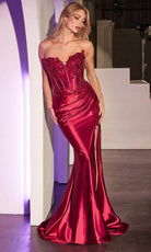 Ladivine KV1116 - Floral Sweetheart Evening Dress