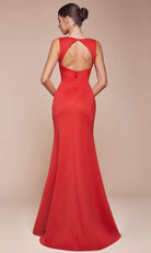 Ladivine CH395 - Cutout Back Sleeveless Prom Dress