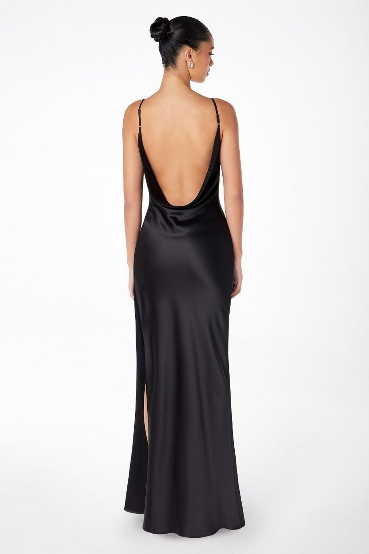 Ladivine T2000 - Low Cowl Back Long Formal Dress