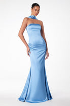 Ladivine T2012 - Strapless Satin Mermaid Gown