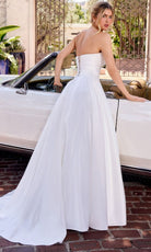 Ladivine WN015 Satin A line Bridal Dress