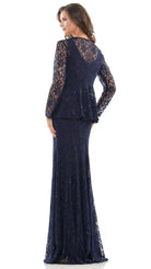 Marsoni by Colors - M301 Scoop Fit and Flare Evening Dress - Silhouette Dresses
