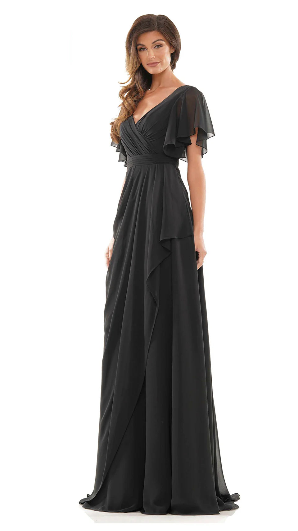 Marsoni by Colors M320 - Flutter Sleeve Evening Dress - view 9