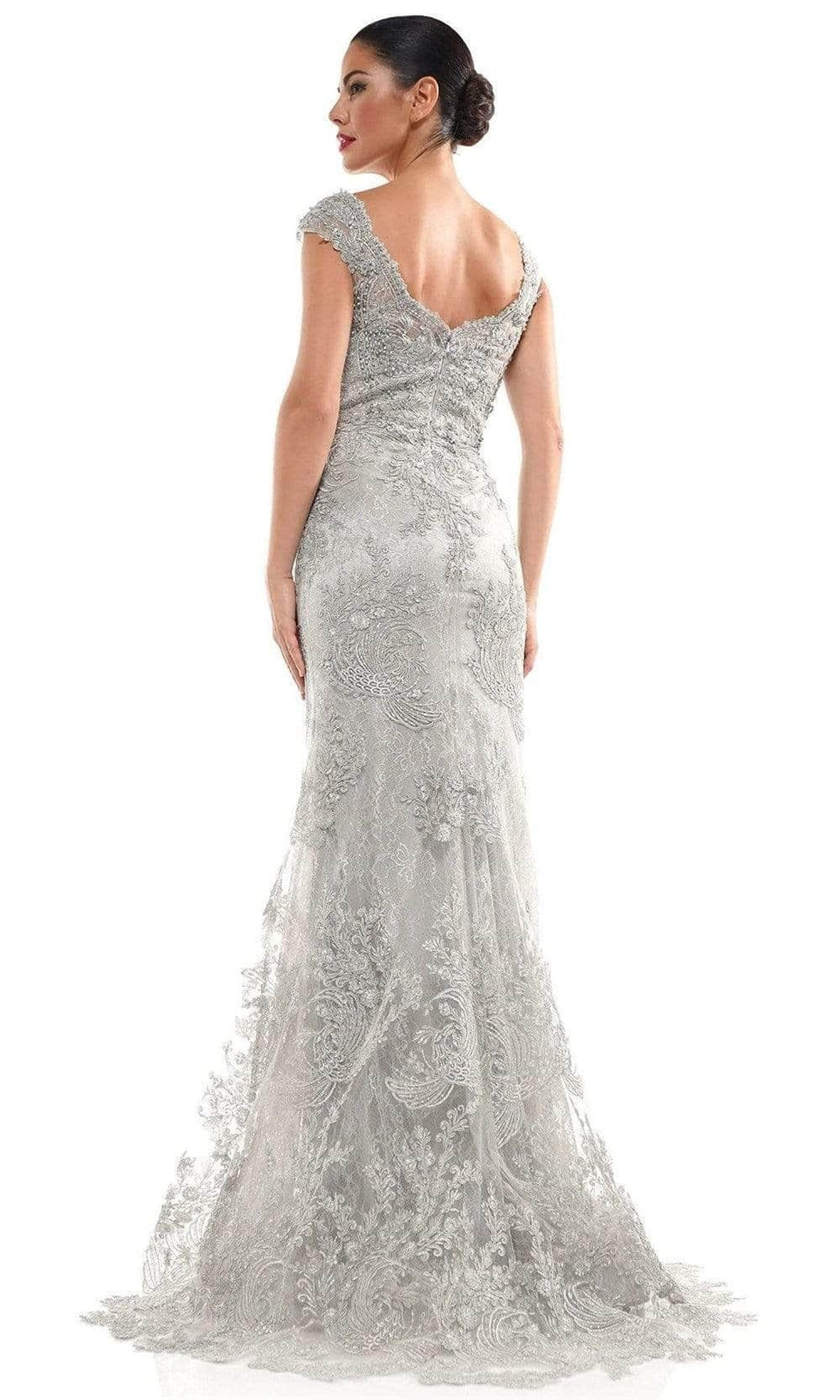 Marsoni by Colors - Cap Sleeve Lace Formal Dress MV1030