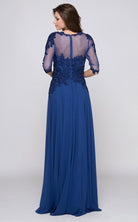 Marsoni by Colors - M157 Scoop Neckline A-Line Dress - view 7