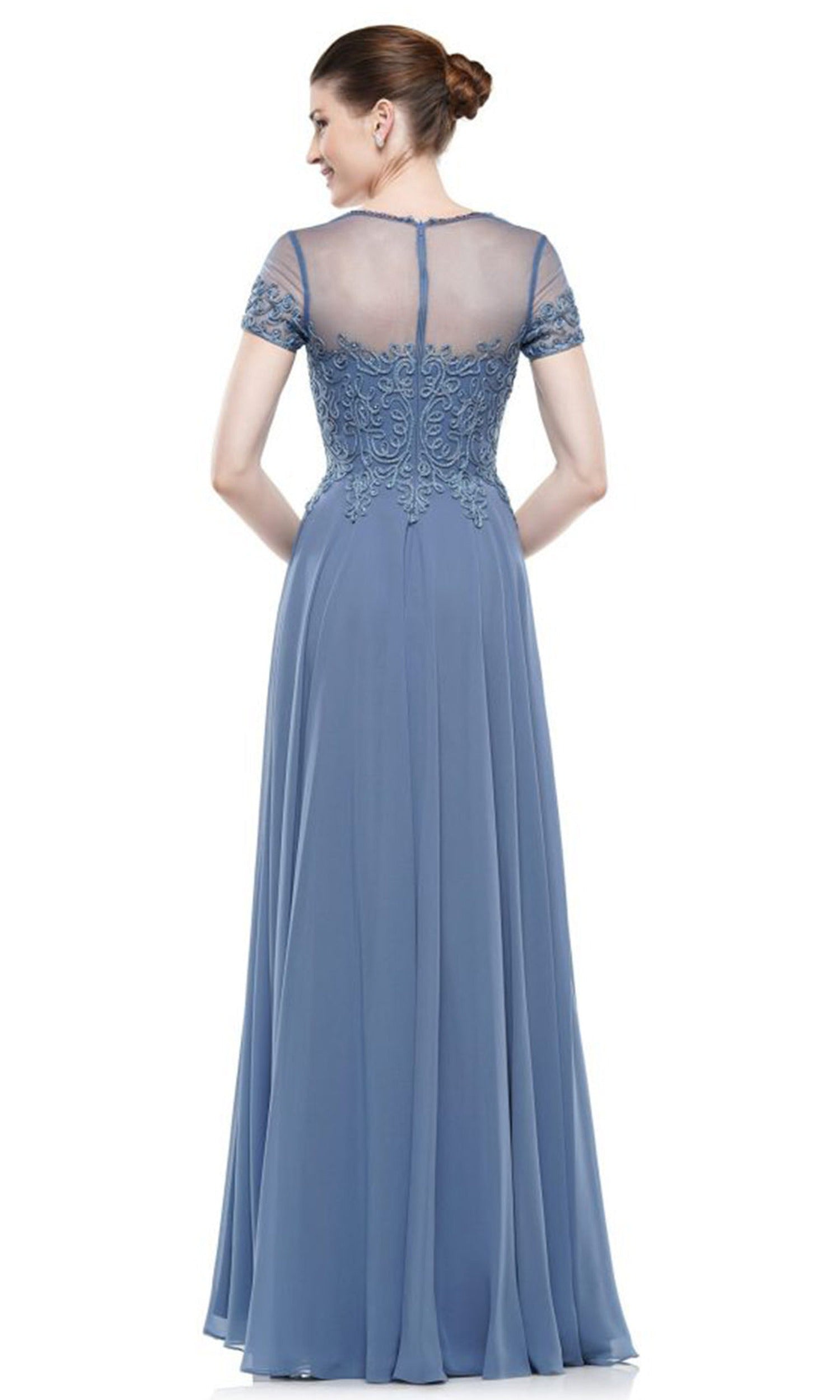 Marsoni by Colors M271-1 - Soutache Embroidered Sweetheart Gown