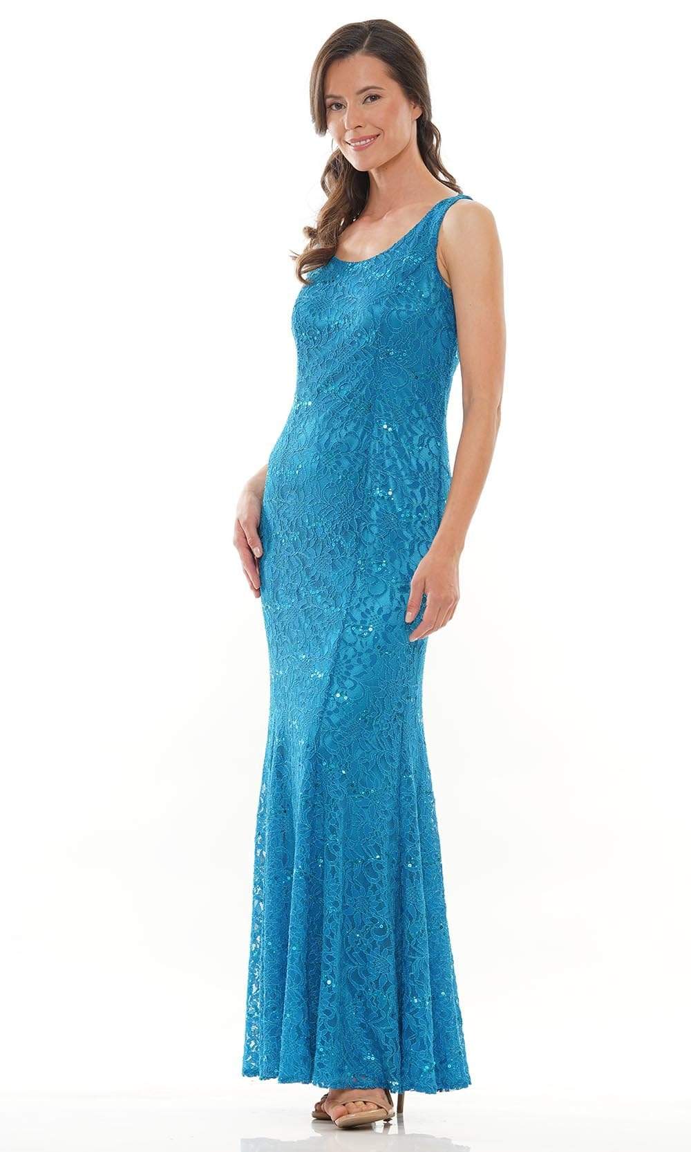 Marsoni by Colors - M301 Scoop Fit and Flare Evening Dress - view 4