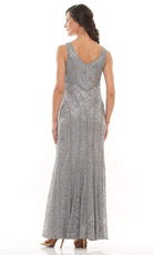 Marsoni by Colors - M301 Scoop Fit and Flare Evening Dress - view 13