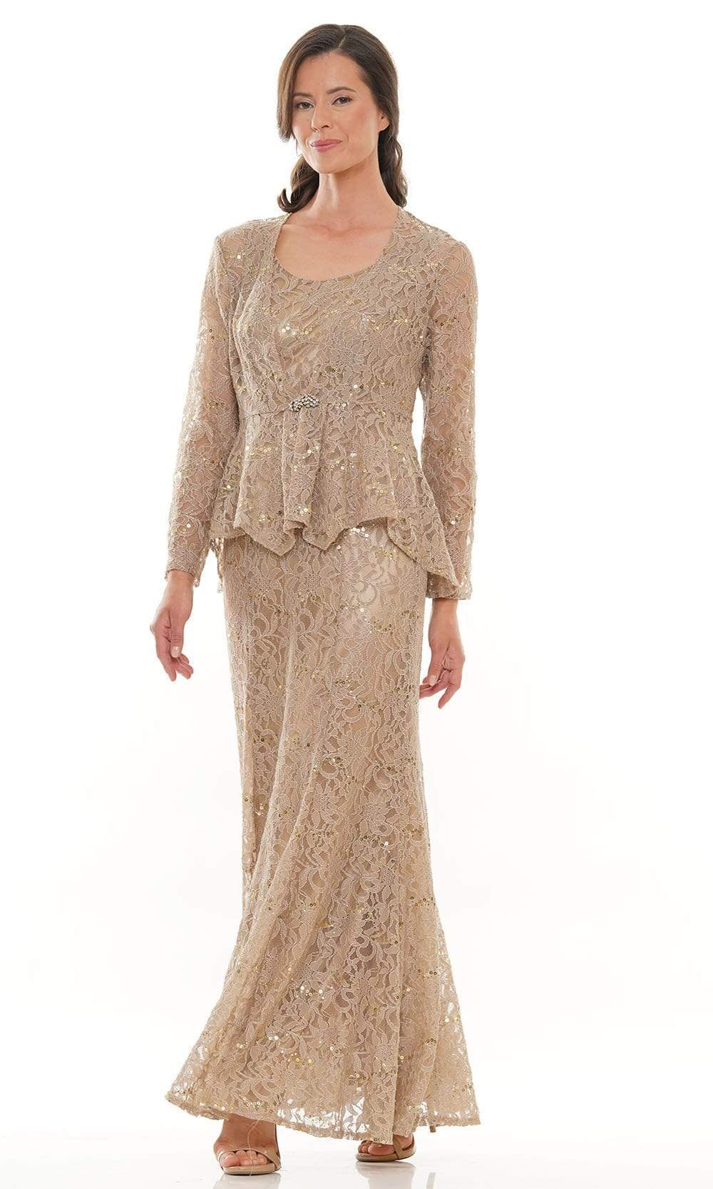 Marsoni by Colors - M301 Scoop Fit and Flare Evening Dress - view 15