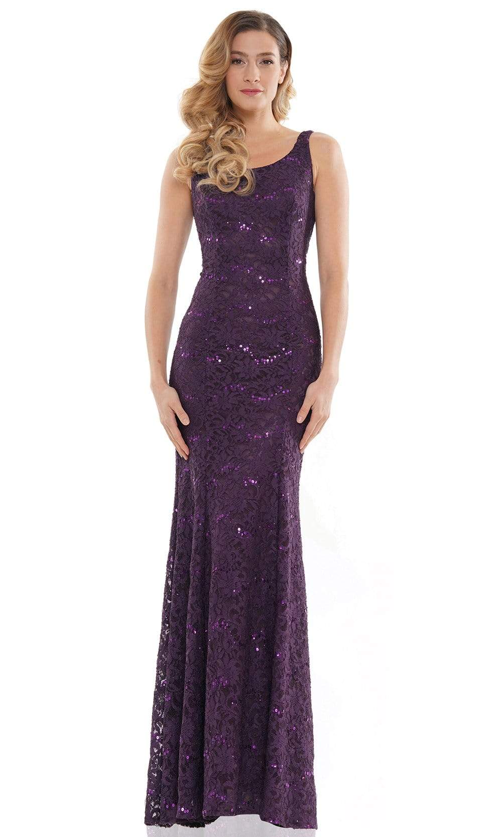 Marsoni by Colors - M301 Scoop Fit and Flare Evening Dress - view 10