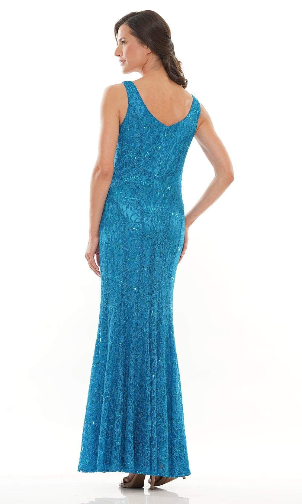 Marsoni by Colors - M301 Scoop Fit and Flare Evening Dress - view 5