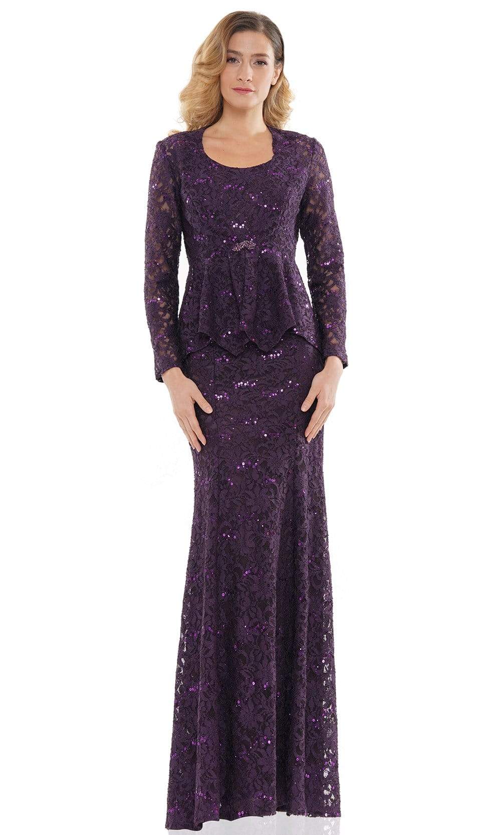 Marsoni by Colors - M301 Scoop Fit and Flare Evening Dress - view 8