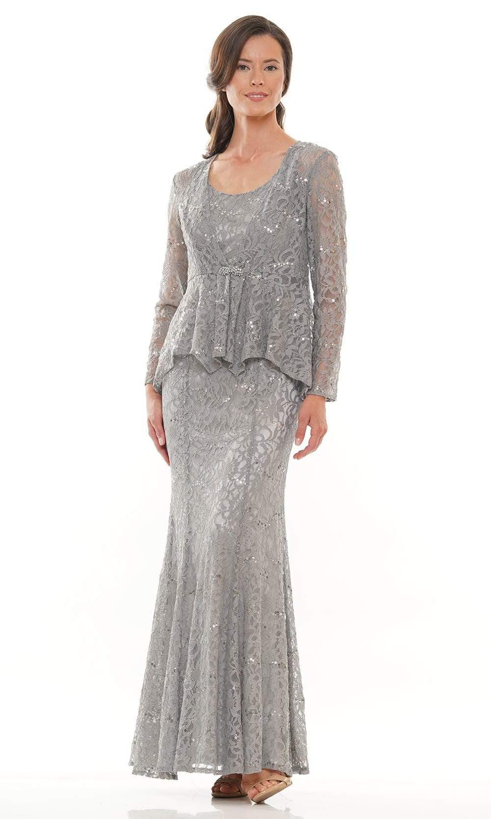 Marsoni by Colors - M301 Scoop Fit and Flare Evening Dress - view 12