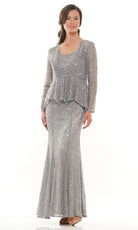 Marsoni by Colors - M301 Scoop Fit and Flare Evening Dress - view 12