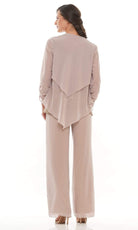 Marsoni by Colors - M303 Three-Piece Chiffon Lace Pantsuit - view 7