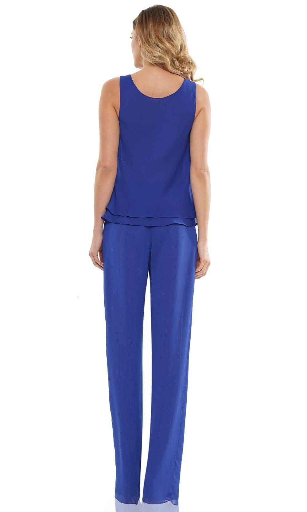 Marsoni by Colors - M304 Long Sleeves Jacket Pantsuit - view 4