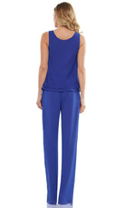 Marsoni by Colors - M304 Long Sleeves Jacket Pantsuit - view 4