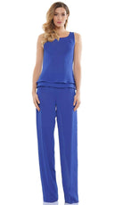 Marsoni by Colors - M304 Long Sleeves Jacket Pantsuit - detail view