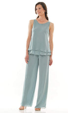 Marsoni by Colors - M304 Long Sleeves Jacket Pantsuit - view 10