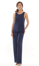 Marsoni by Colors - M304 Long Sleeves Jacket Pantsuit - view 13