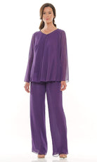 Marsoni by Colors - M304 Long Sleeves Jacket Pantsuit - view 5