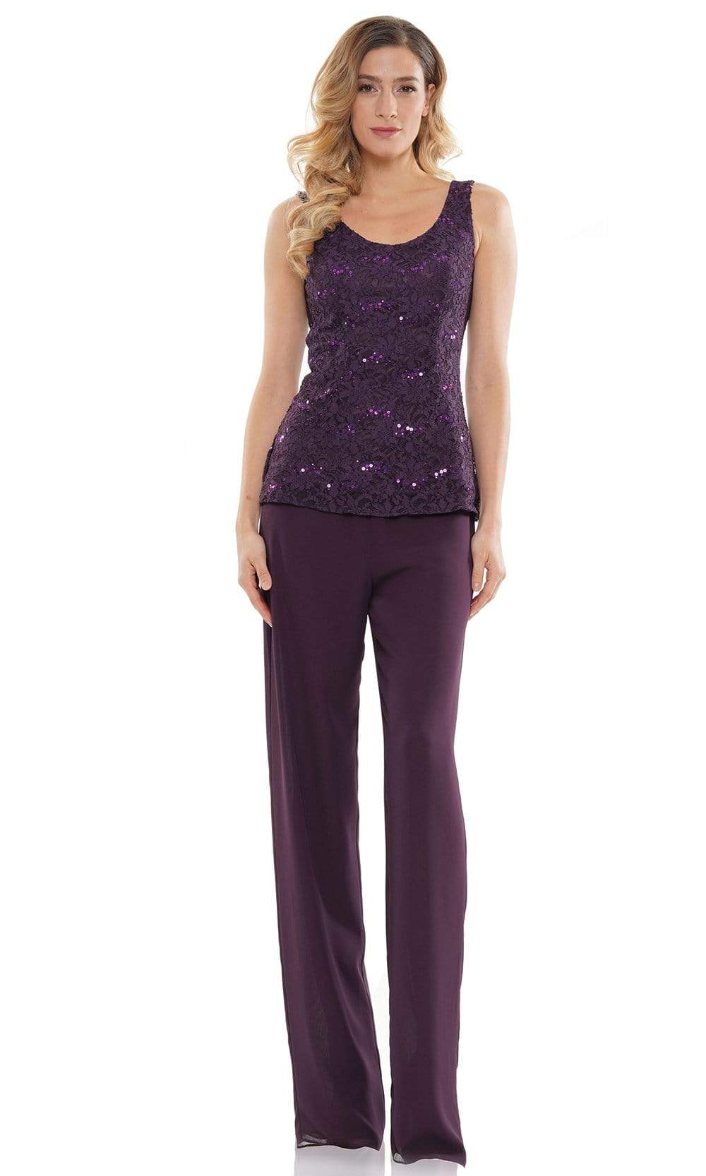 Marsoni by Colors - M305 Scoop Jacket Pantsuit - view 6