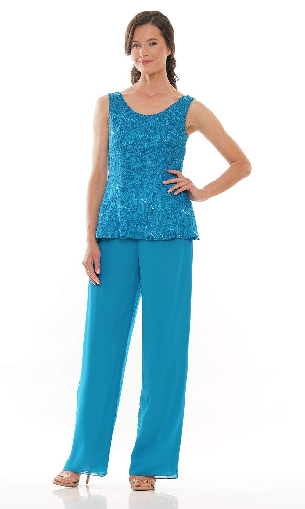 Marsoni by Colors - M305 Scoop Jacket Pantsuit - view 14