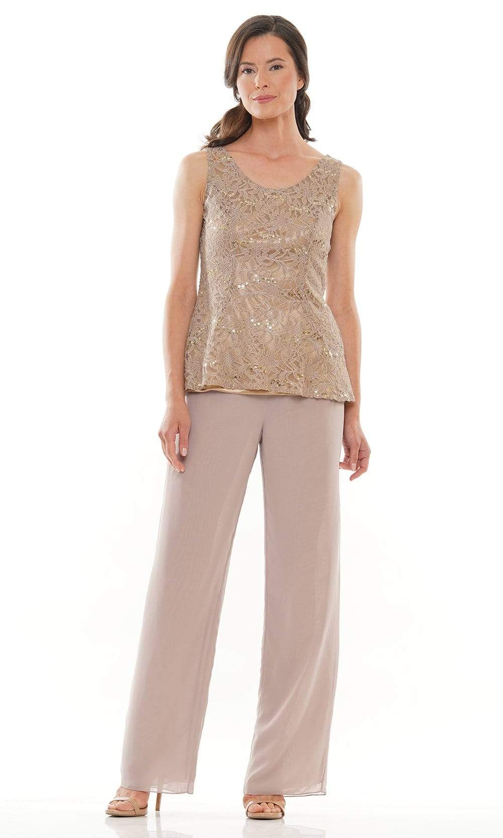 Marsoni by Colors - M305 Scoop Jacket Pantsuit - view 10