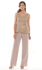 Marsoni by Colors - M305 Scoop Jacket Pantsuit - view 10