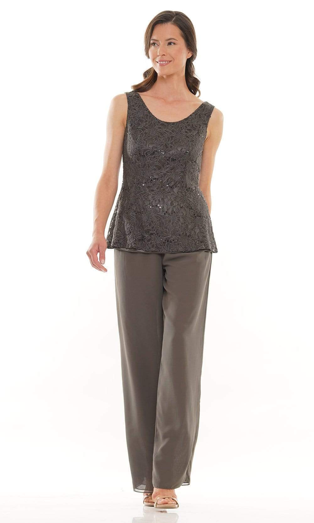Marsoni by Colors - M305 Scoop Jacket Pantsuit - detail view