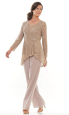 Marsoni by Colors - M305 Scoop Jacket Pantsuit - view 8