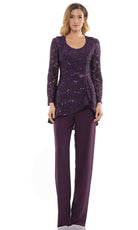 Marsoni by Colors - M305 Scoop Jacket Pantsuit - view 4
