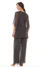 Marsoni by Colors - M308 V-Neck Half Sleeves Pantsuit