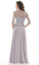 Marsoni by Colors - M312 Scoop A-Line Evening Dress - back view