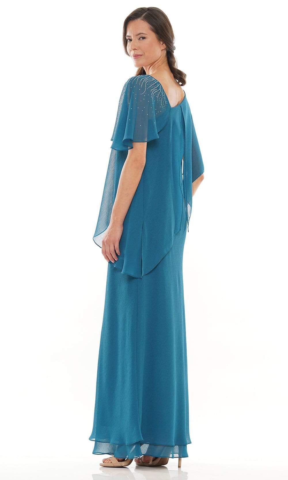 Marsoni by Colors - M313 Scoop Sheath Evening Dress - detail view