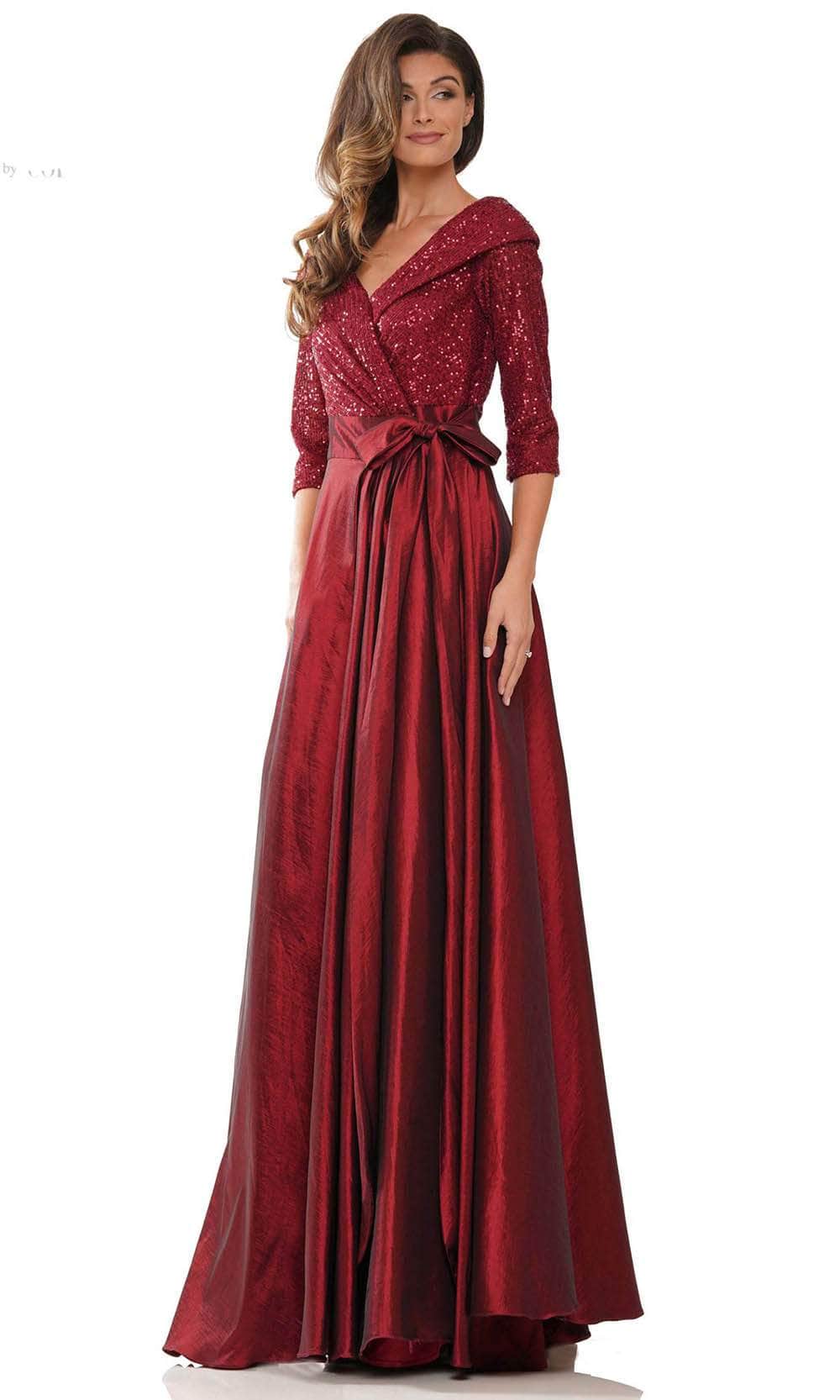 Marsoni by Colors M317 - Portrait Sequin Evening Gown - view 4