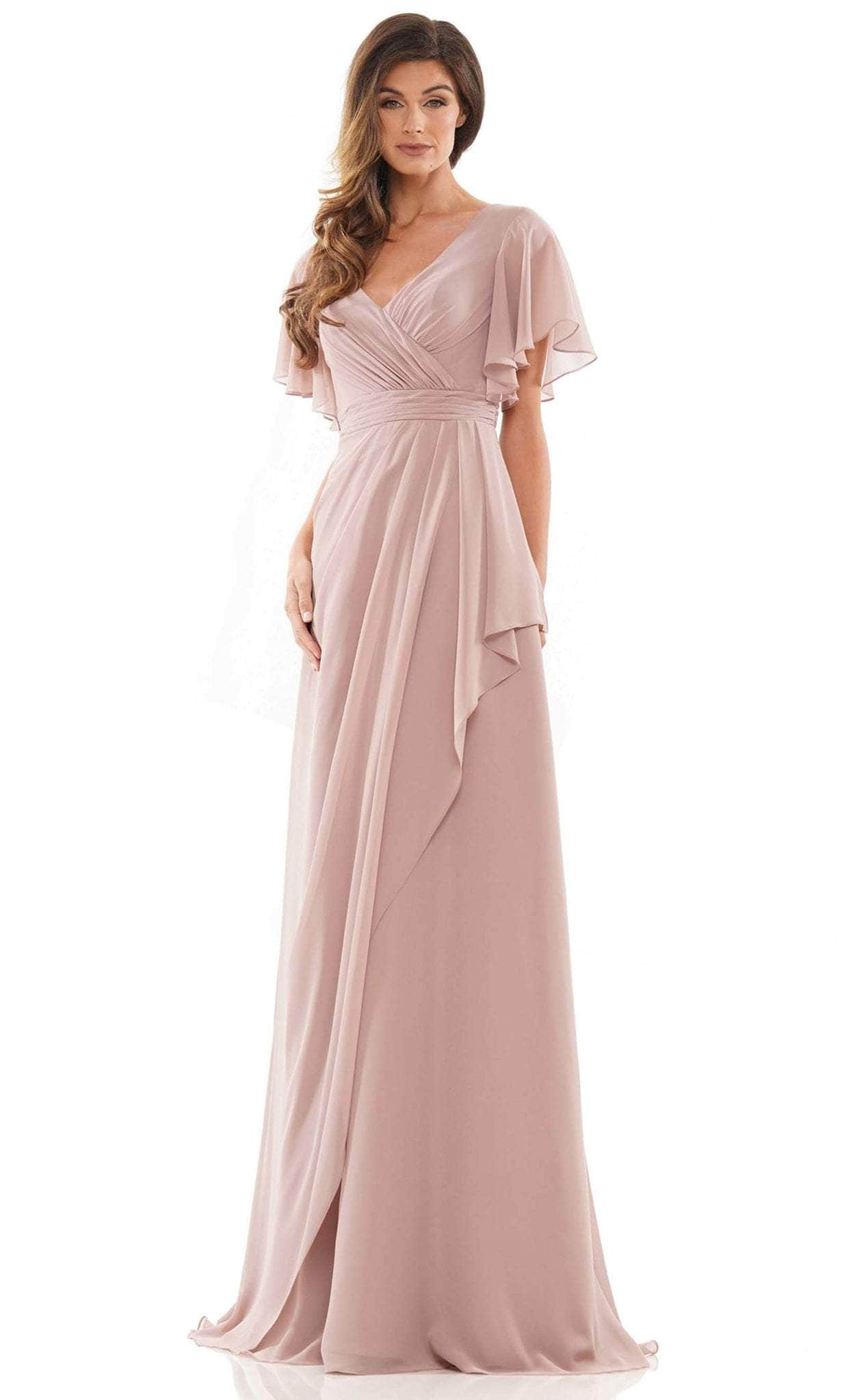 Marsoni by Colors M320 - Flutter Sleeve Evening Dress - view 4