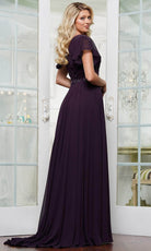 Marsoni M328 - Beaded Waist Formal Gown - back view