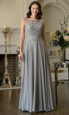 Marsoni by Colors M340 - Lace Bodice A-line Chiffon Gown
